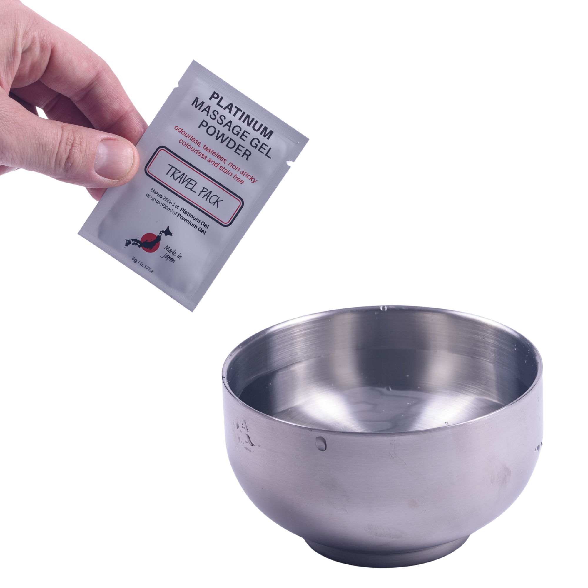 Massage bowl shaker + nuru massage powder 5g x 3